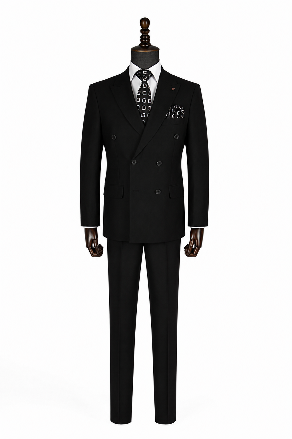 The Obsidian Double-Breasted Suit