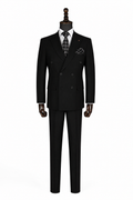 The Obsidian Double-Breasted Suit