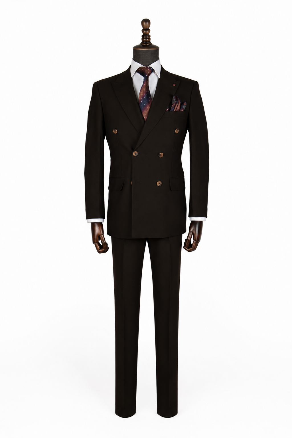 The Espresso Royale Double-Breasted Suit