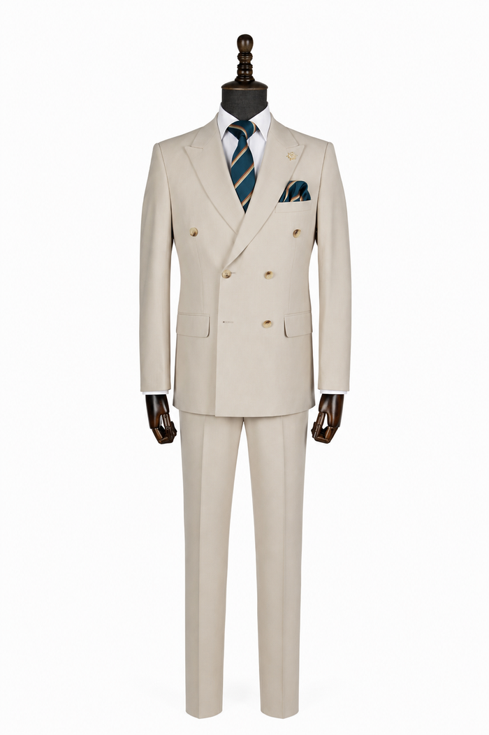 The Sandstone Double-Breasted Suit