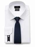 White Slim-Fit Non-Iron Dress Shirt