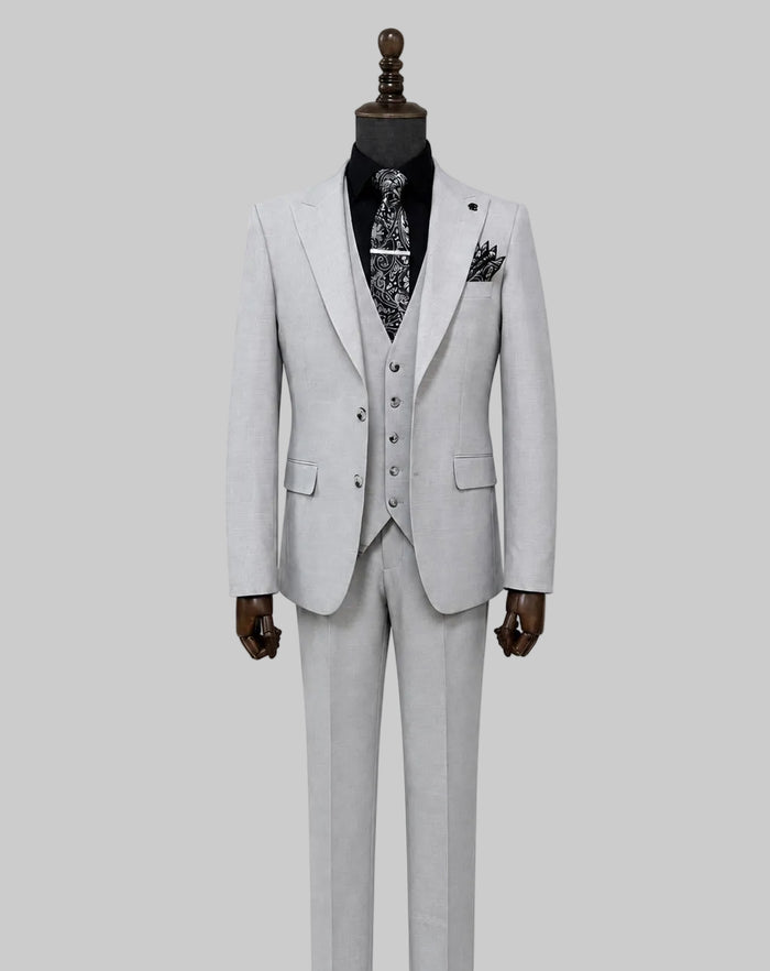 Grey 3-Piece Suit — The Silverton