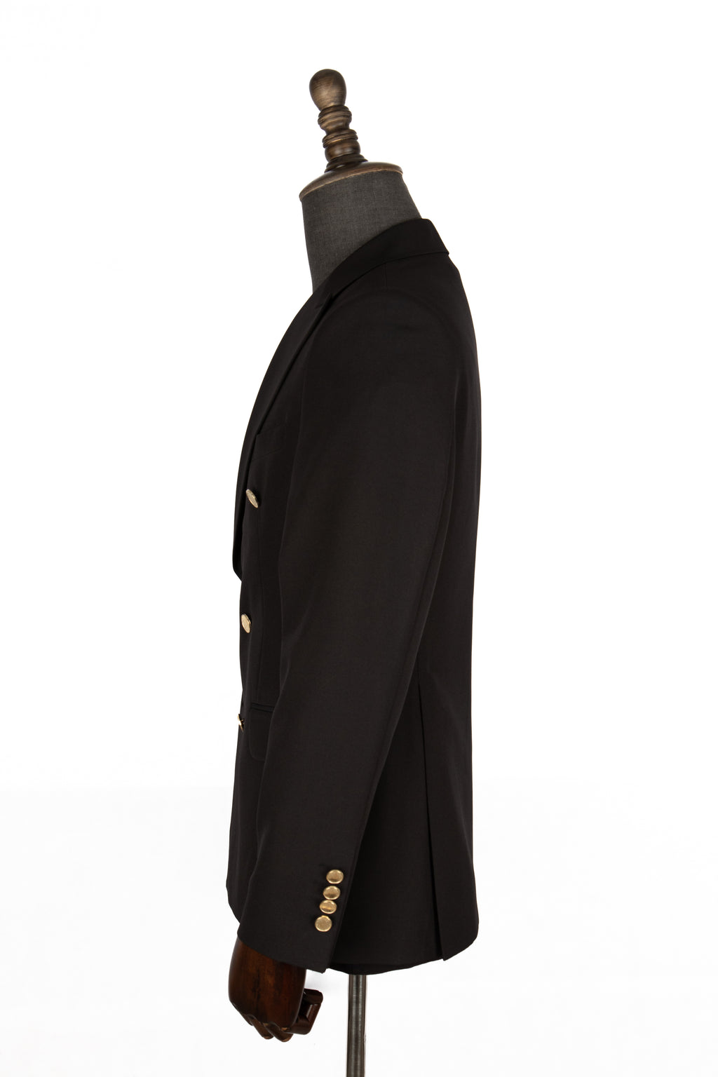 The Regent Black Double-Breasted Suit