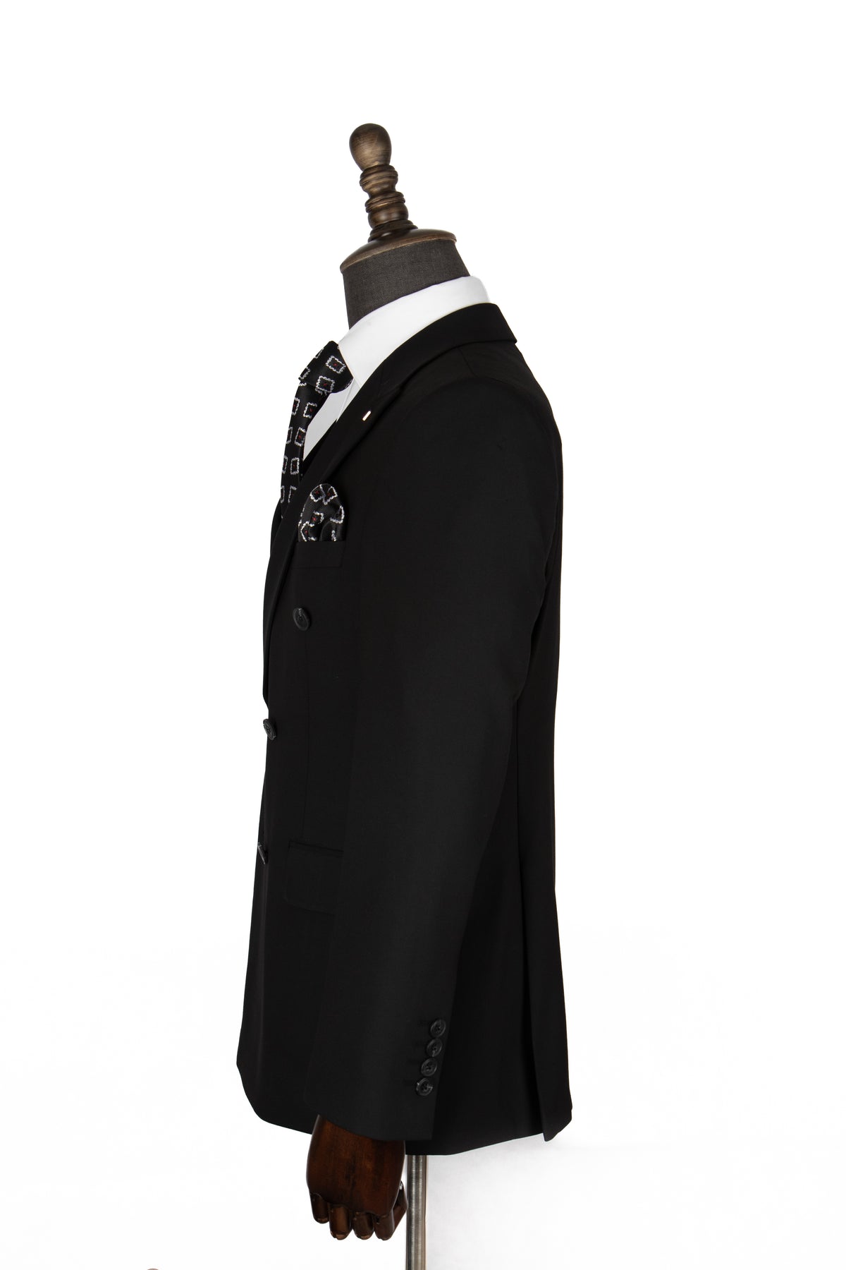 The Obsidian Double-Breasted Suit