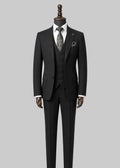 Black 3-Piece Suit — The Noir Classic