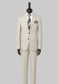 Beige 3-Piece Suit — The Sandstone