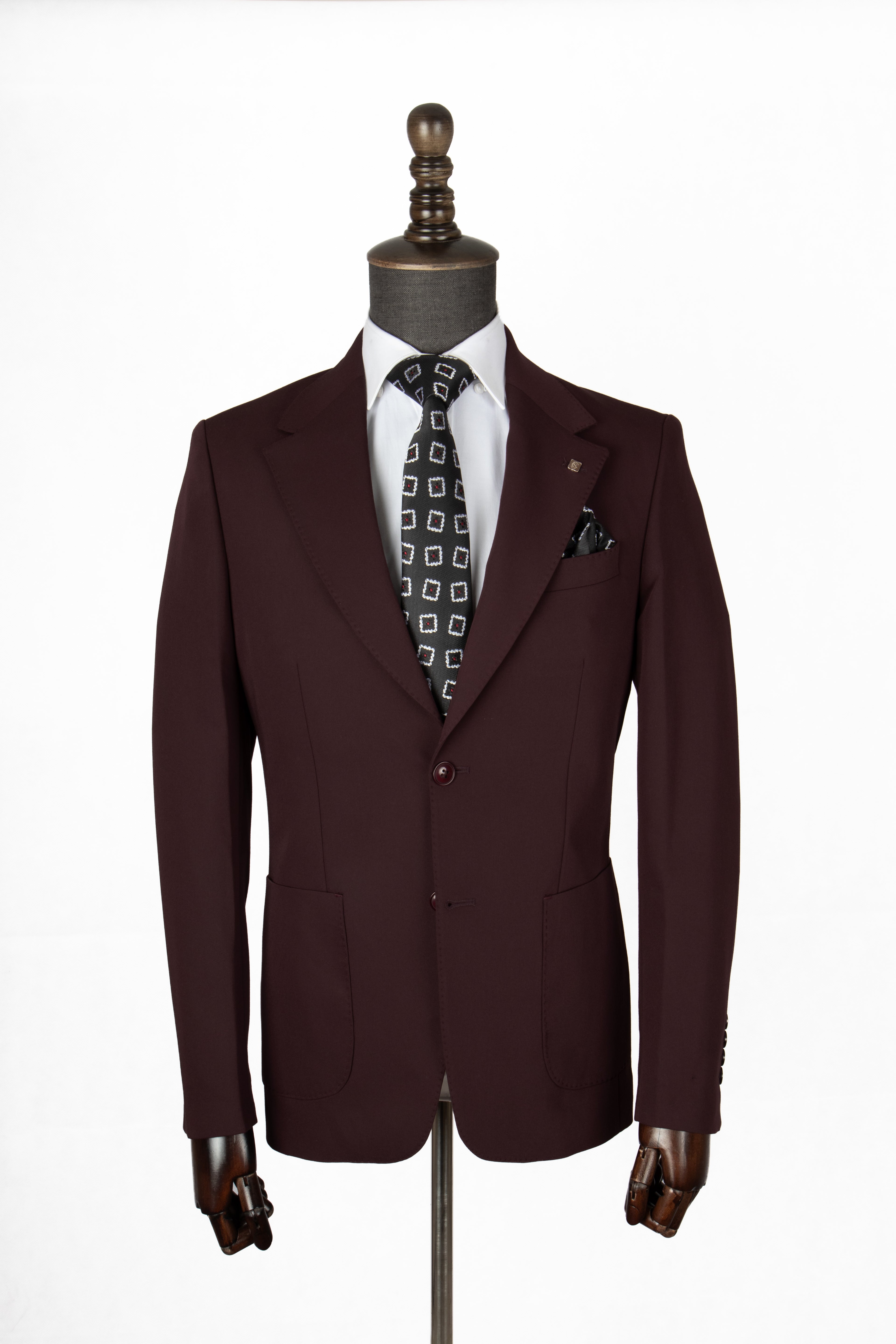 Bordeaux Signature Suit Jacket