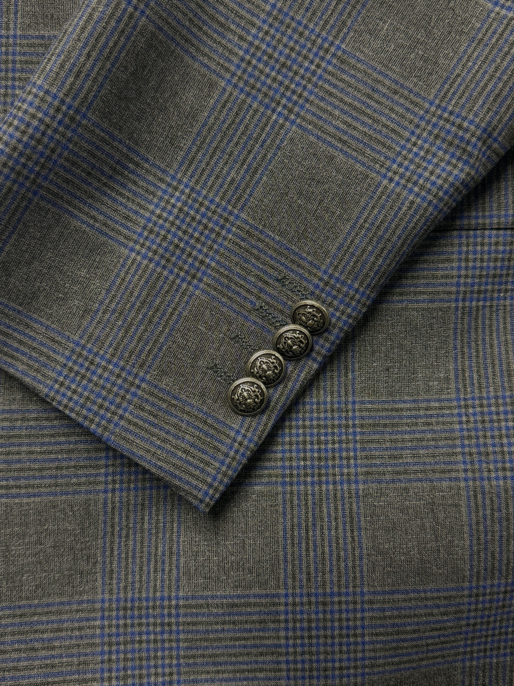 The Charcoal Check Double-Breasted Suit