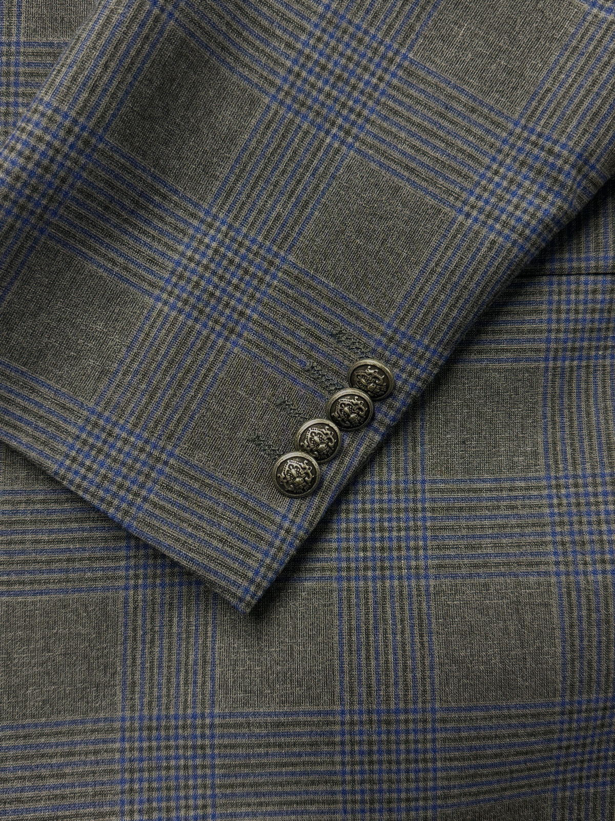The Charcoal Check Double-Breasted Suit