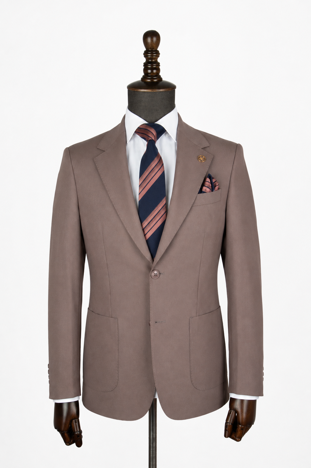 Stone Taupe Suit Jacket