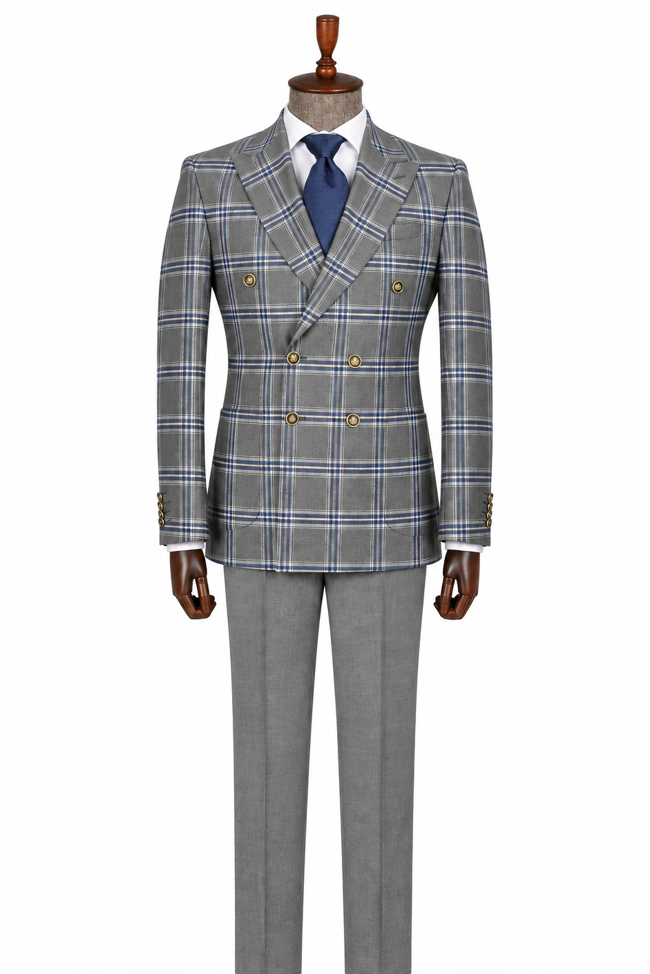 The Sterling Check Double-Breasted Suit