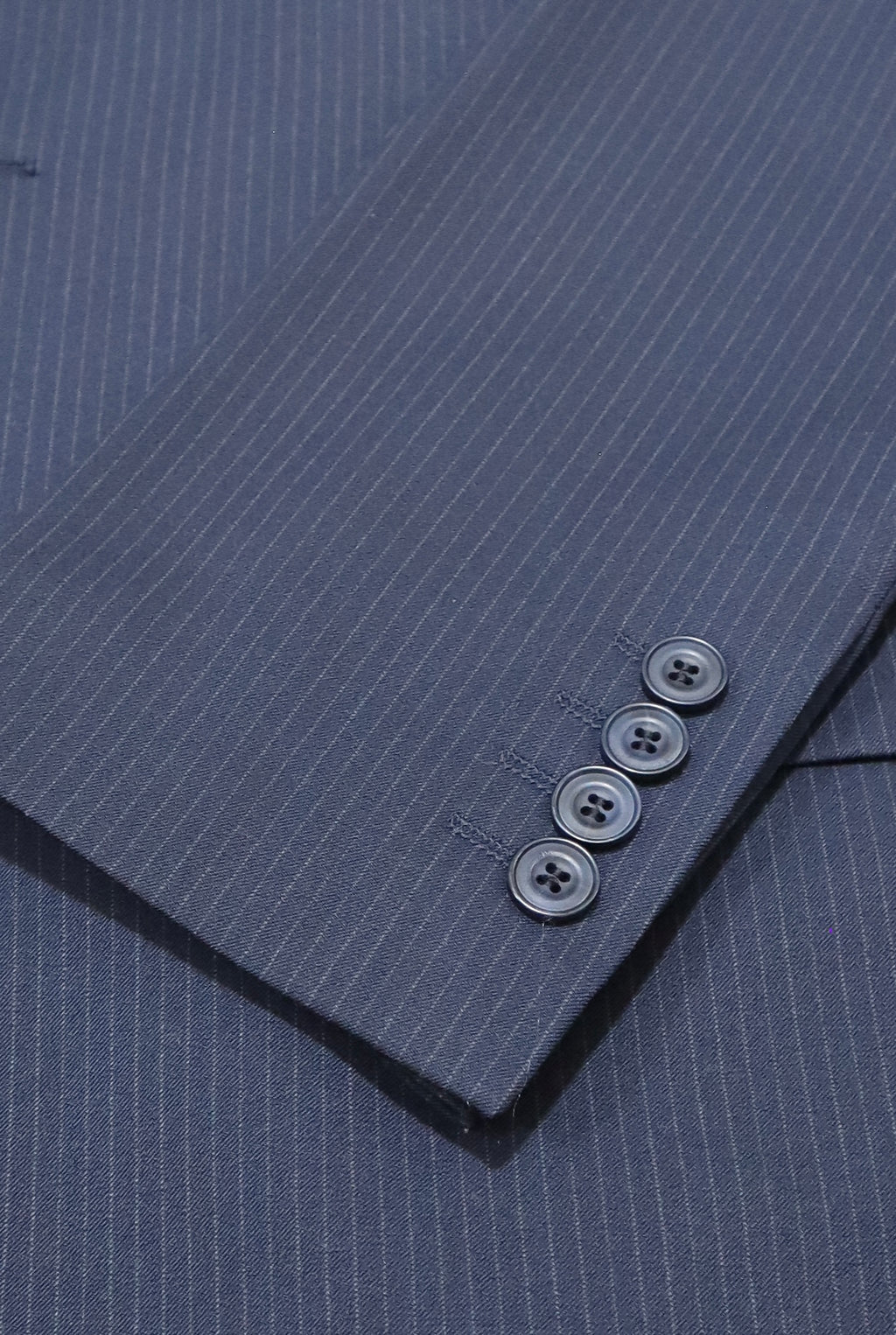 Navy Double-Breasted Suit — The Wellington